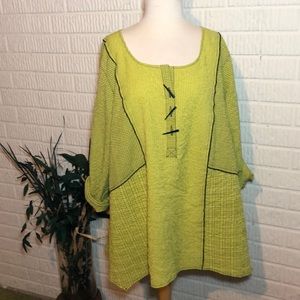 Lime Green Women's Blouse